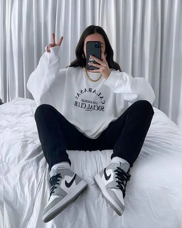 Designer Jordan 1 Mid “Light Smoke Grey” High Q ( Customs And Box ), Jordan 1 Sneakers FREE SHIPPING