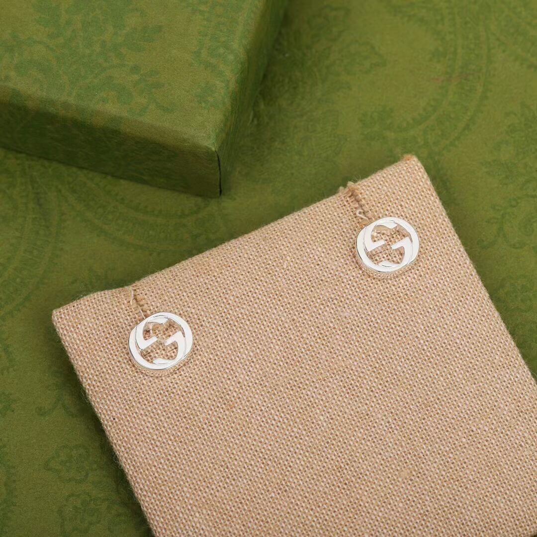 GG Earrings pure silver 220915 Free shipping