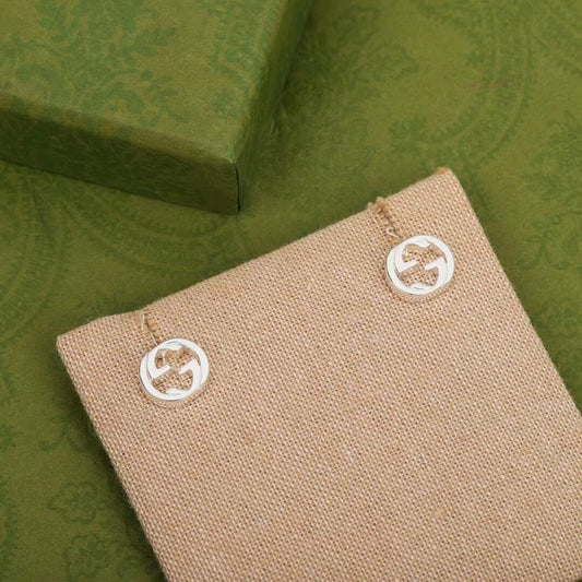 GG Earrings pure silver 220915 Free shipping