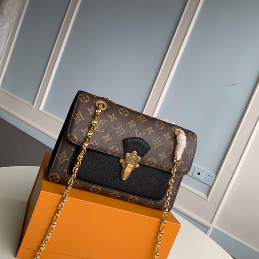 M41730 shoulder bag cross body bags black calfskin Monogram