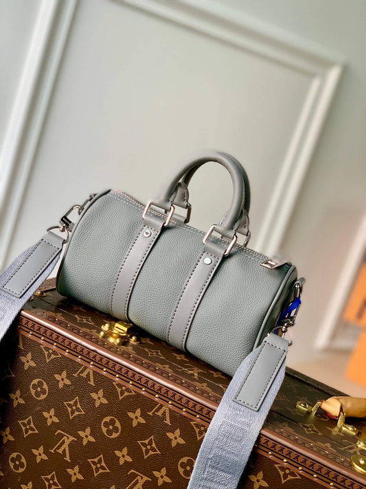 M81003 Men's bag Keepall XS shoulder bag cross body bags Handbag Aerogram grey calfskin