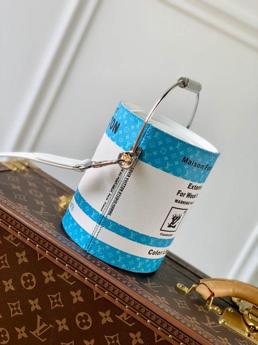 M81597 Paint Can blue Virgil Abloh 17.cm cross body bags