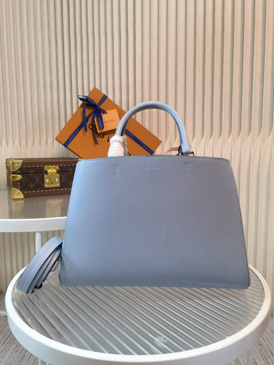 M59953 Marelle Tote MM Blue hanbag for summer free shipping