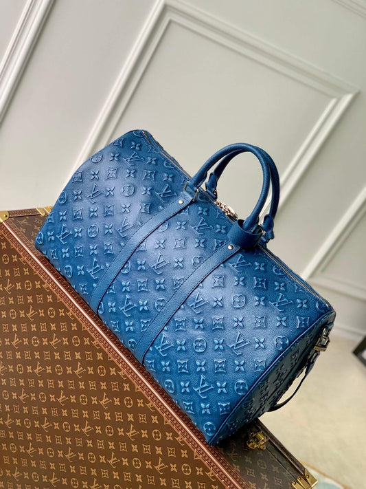 M21375 KEEPALL BANDOULIÈRE 50 Monogram dark blue