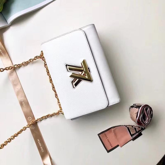 M50280 shoulder bag cross body bags white Leather rose gold