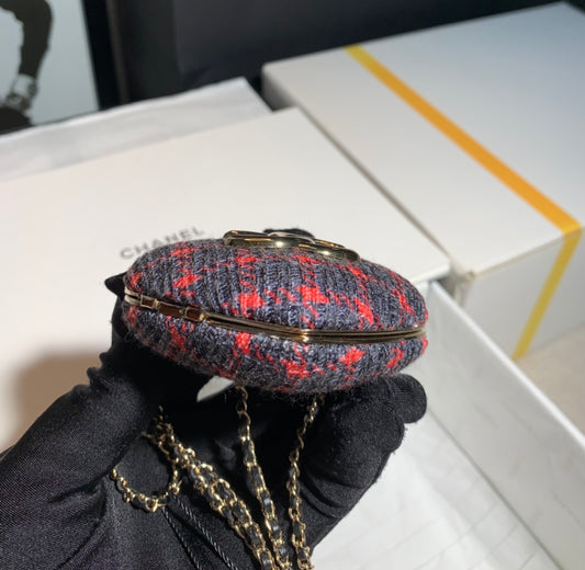 ChanelLong Necklace Bag Dark Blue For Women, Women’s Bags 3in/7.6cm