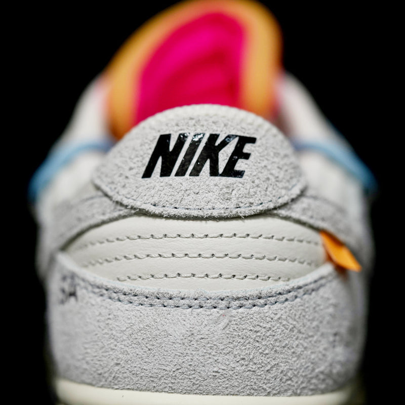 BL - OW x Dunk (NO.38) light blue shoelace pink buckle