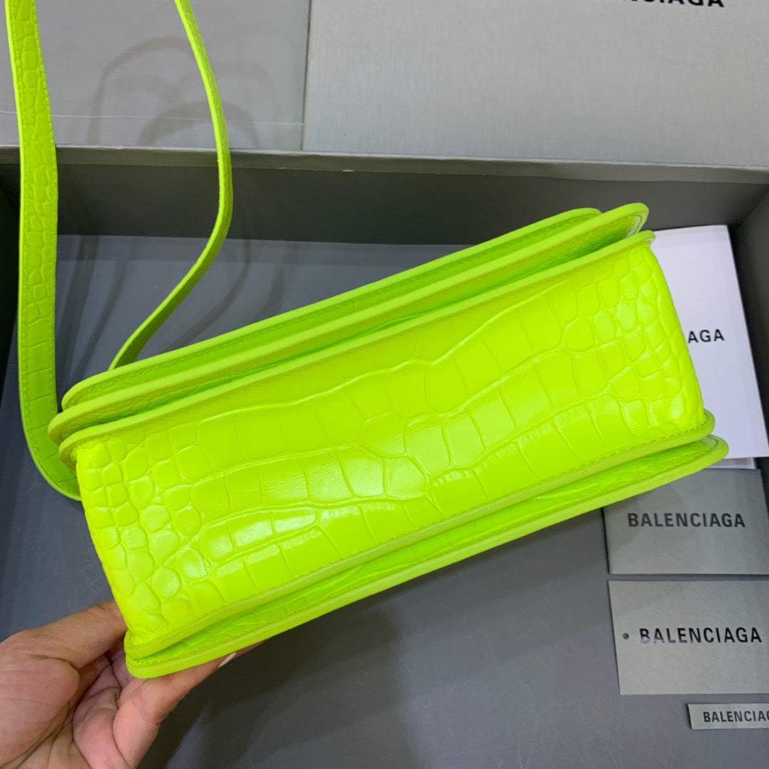 Balen Gossip Small Shoulder Bag Green Neon, For Women, Bags 9.1in/23cm