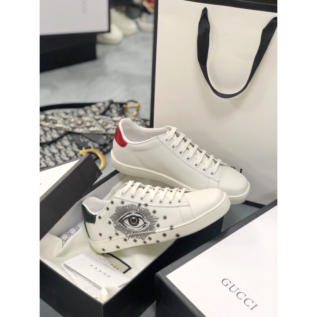BL-GCI Ace with Eyes White Sneaker 104