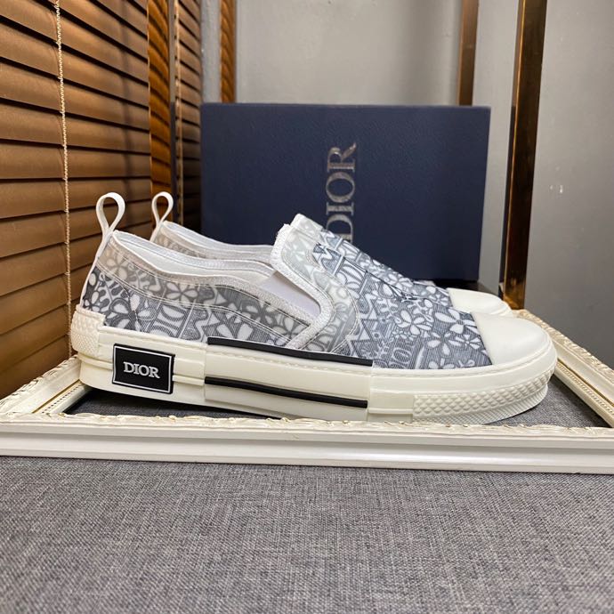 BL - DIR B23 Slip Blue And White LOW-TOP SNEAKER