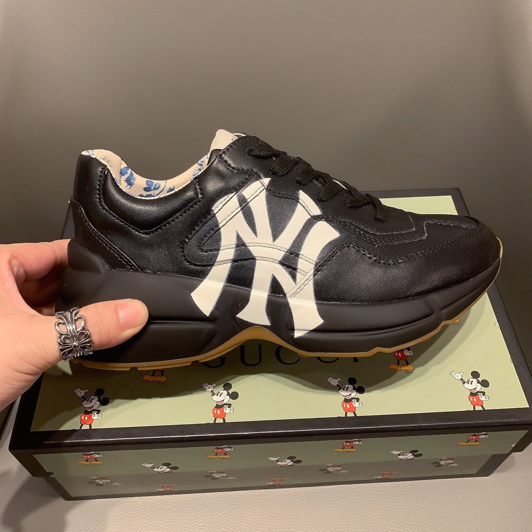 BL-GCI RHYTON VINTAGE TRAINER NY BLACK SNEAKER 139