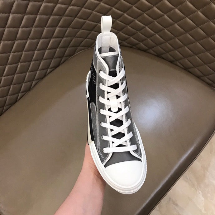 BL - DIR B23 Black and White HIGH-TOP SNEAKER