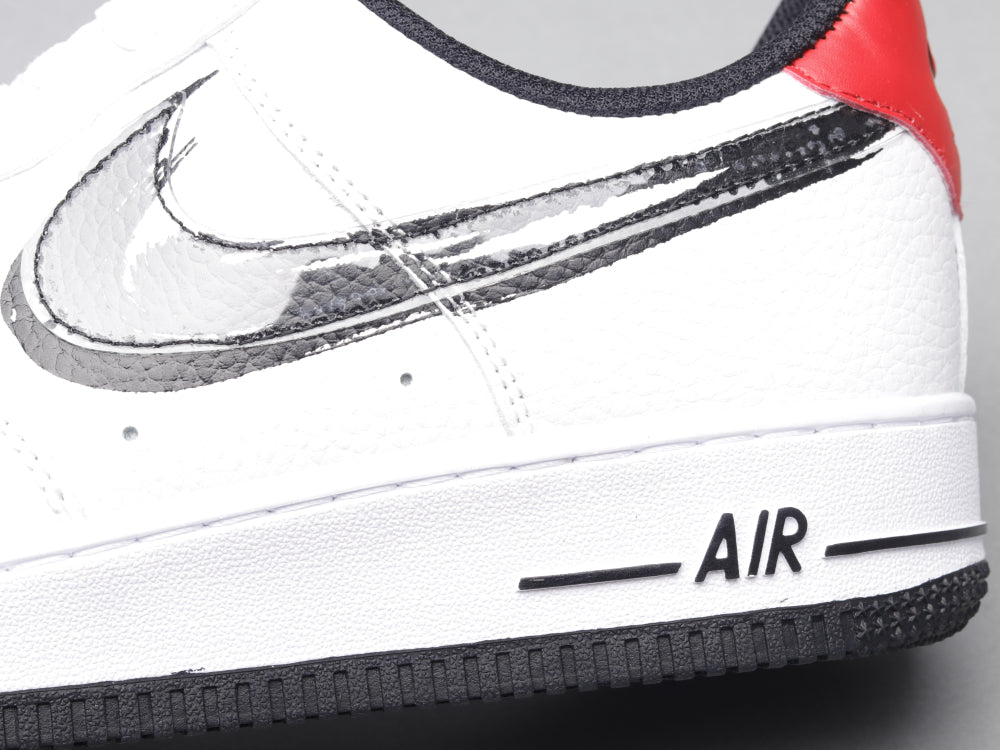 BL - AF1 black and white brush