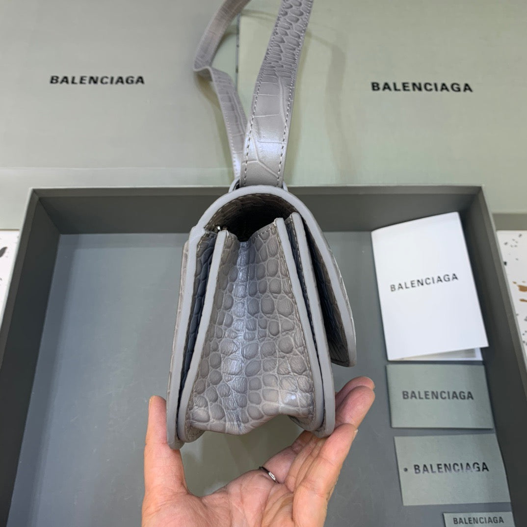Balen Gossip Small Shoulder Bag Gray, For Women, Bags 9.1in/23cm