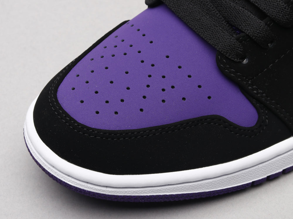 BL - AJ1 black and purple toes