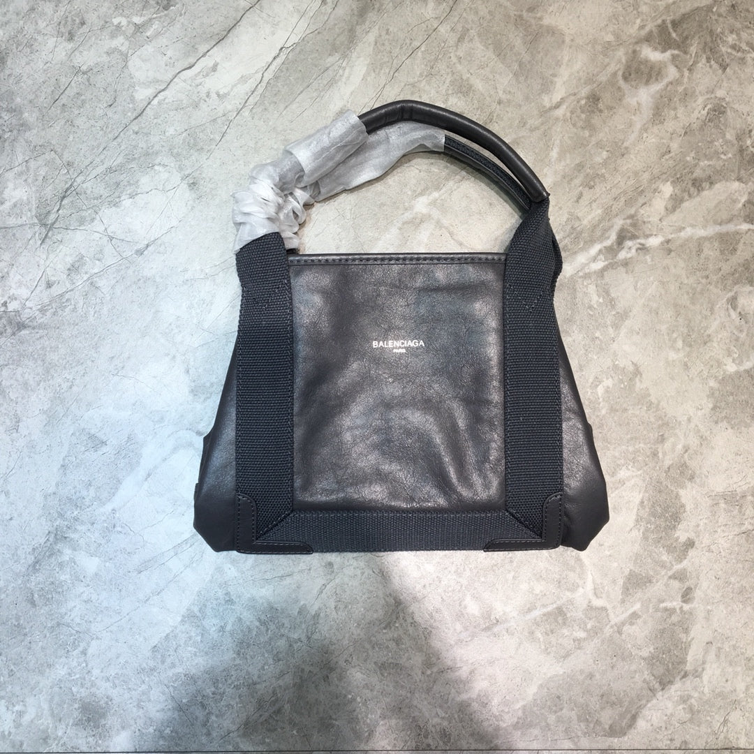 Balen Navy XS Tote Bag In Gray, For Women, Bags 12.6in/32cm