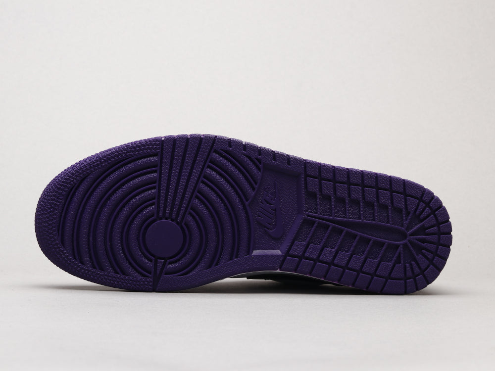 BL - AJ1 black and purple toes