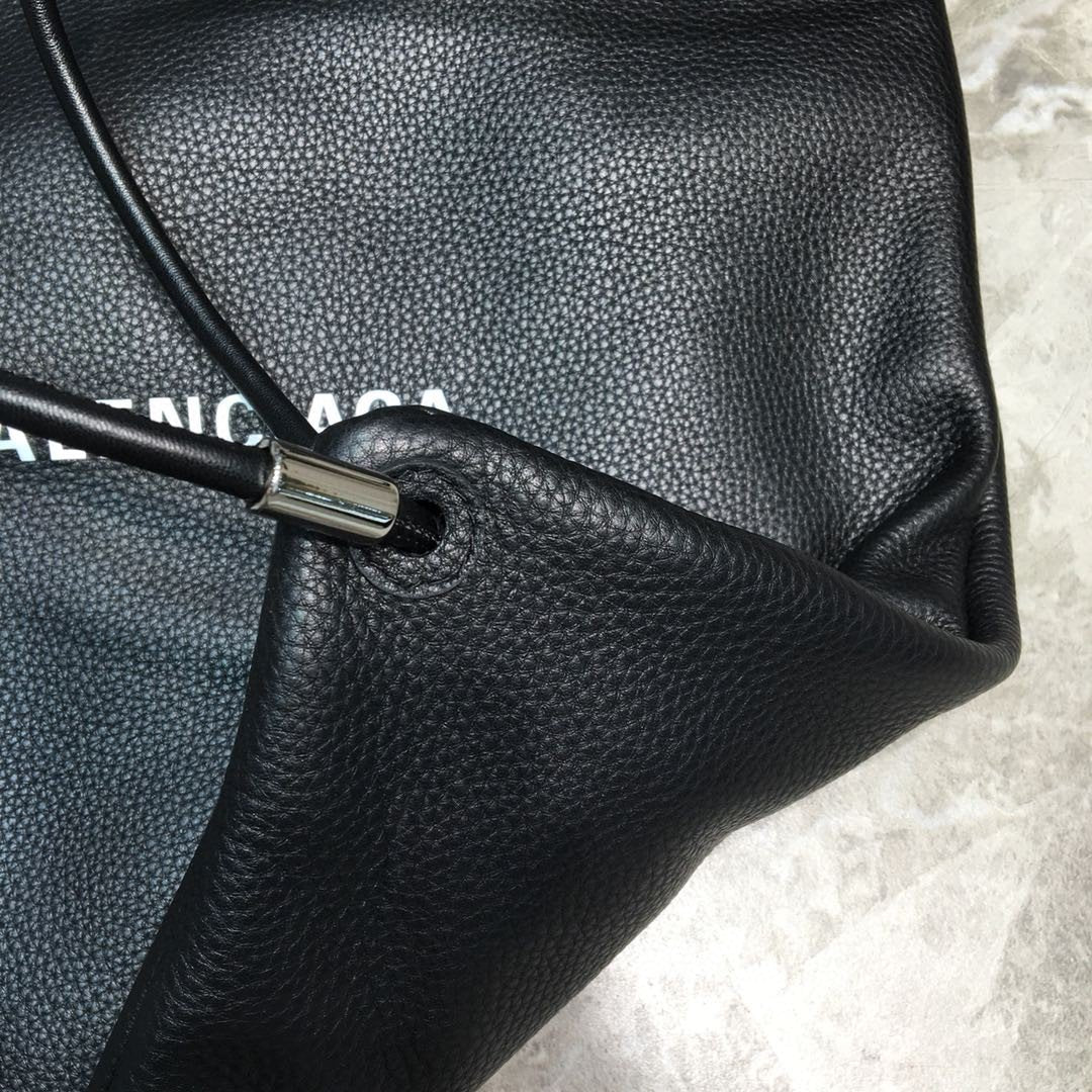 Balen Everyday Drawstring Backpack In Black, For Women, Bags 18.5in/47cm