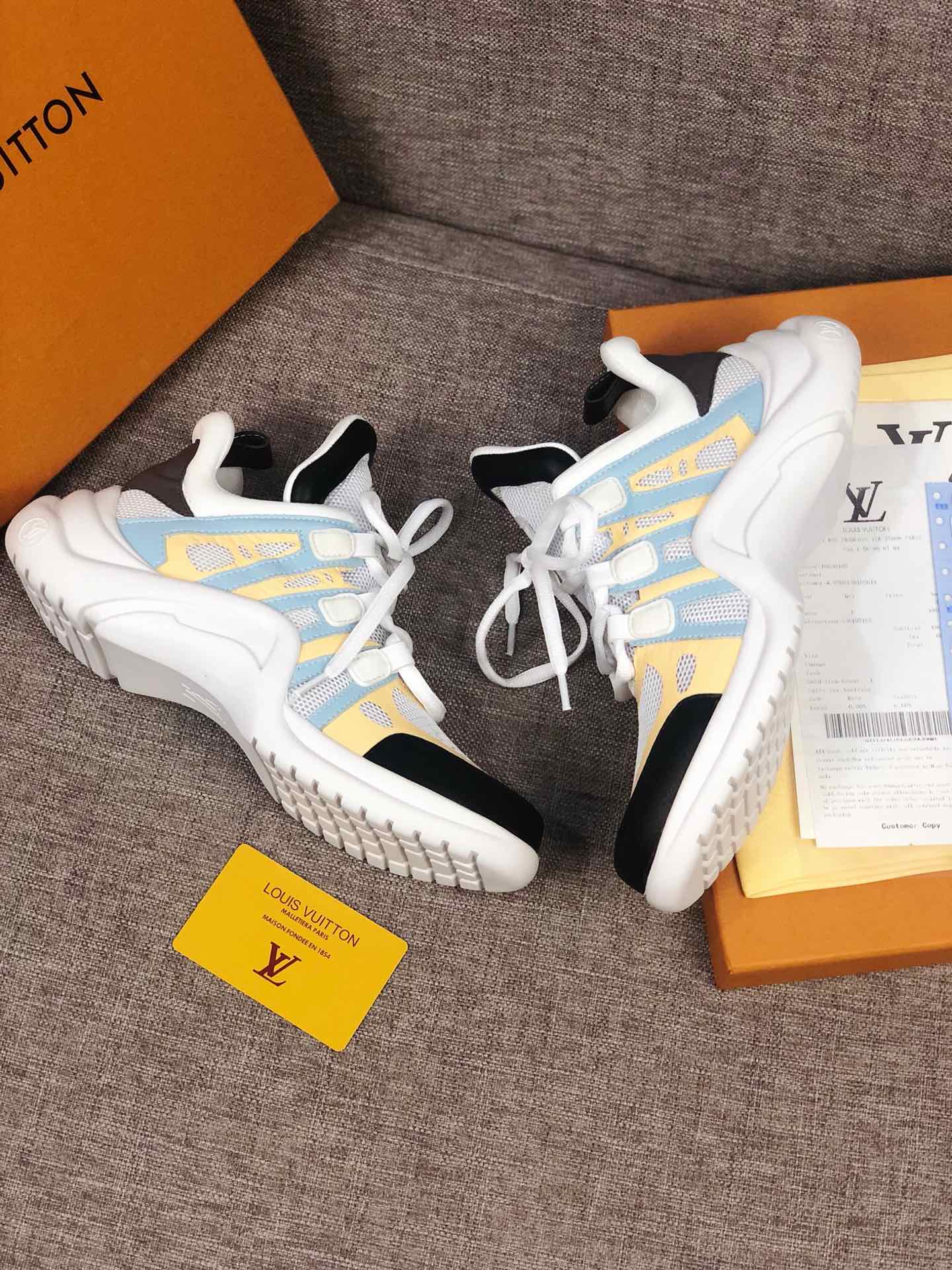 BL - LUV Archlight Black White Yellow Sneaker