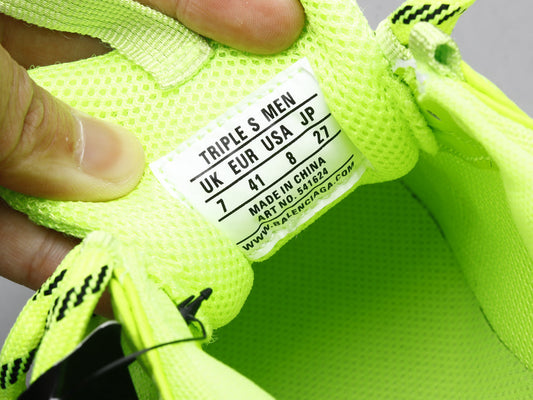 BL - Bla Air Cushion Fluorescent Green Sneaker