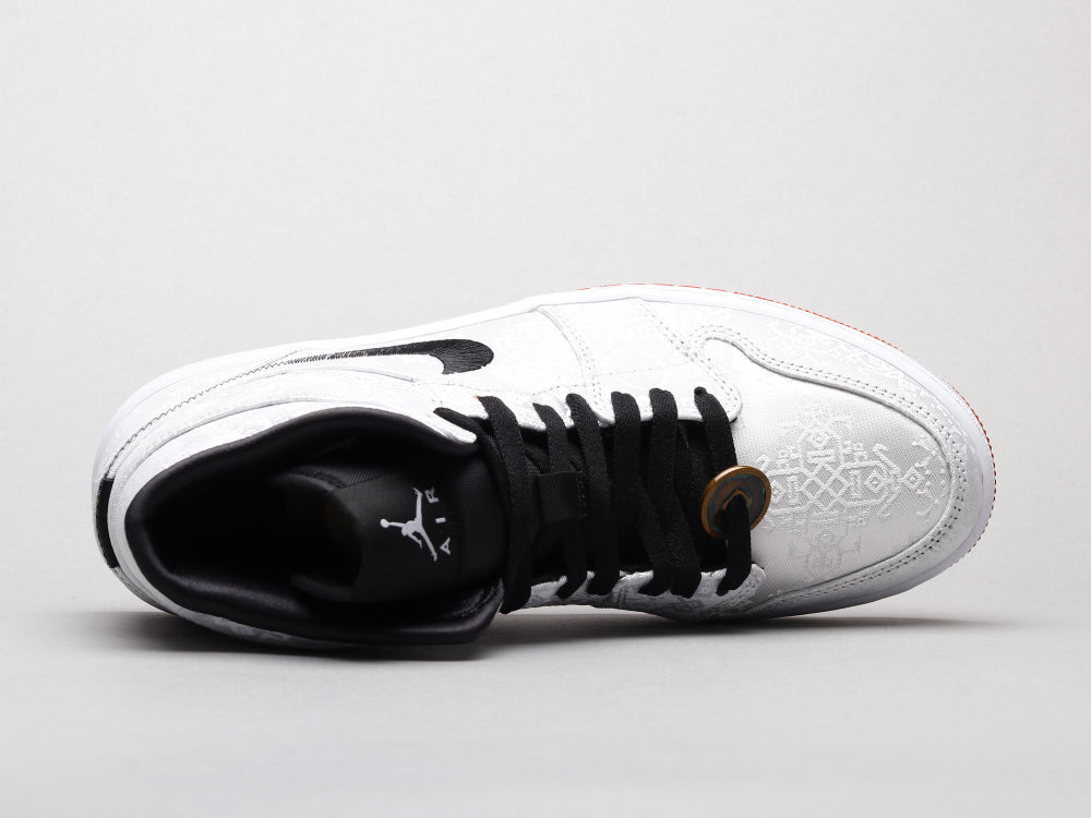 BL - AJ1 Edison Chen White Silk