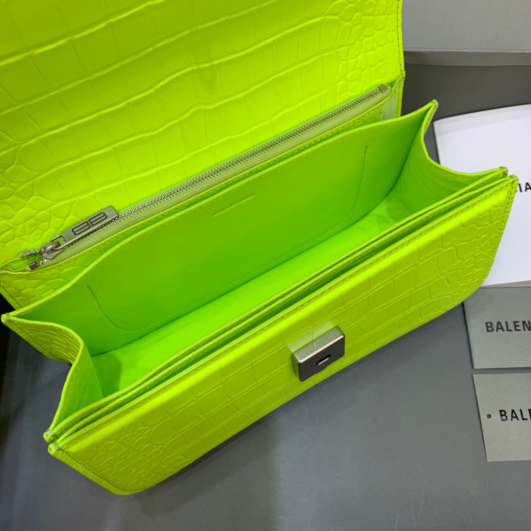 Balen Gossip Small Shoulder Bag Green Neon, For Women, Bags 9.1in/23cm