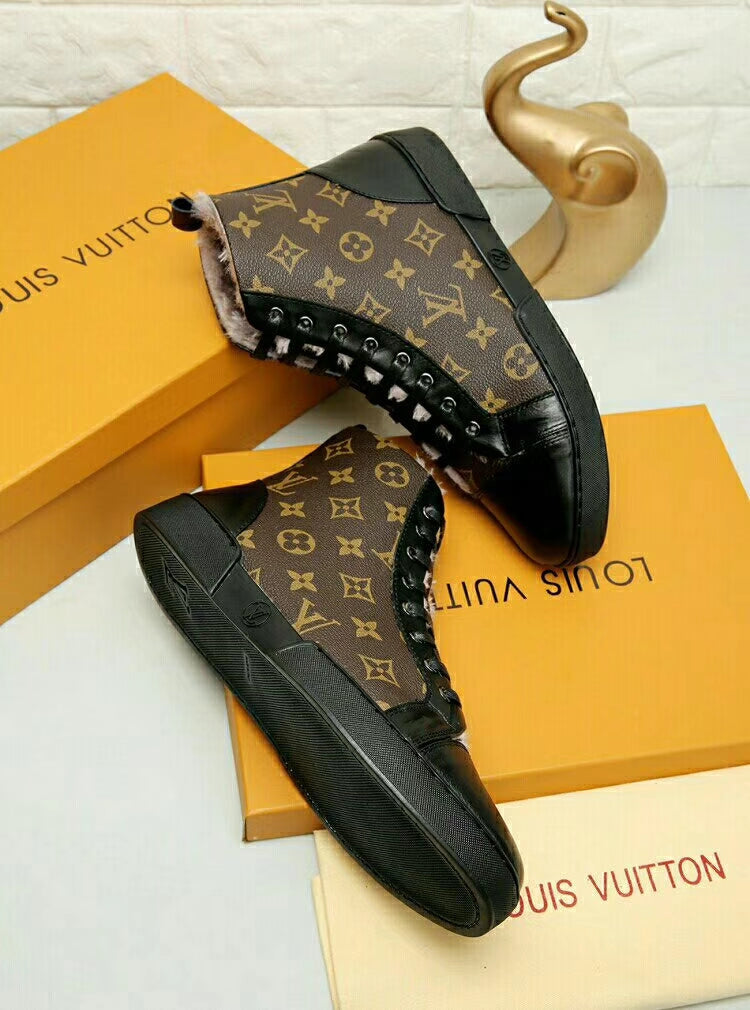 BL - LUV HIgh Top Brown Sneaker