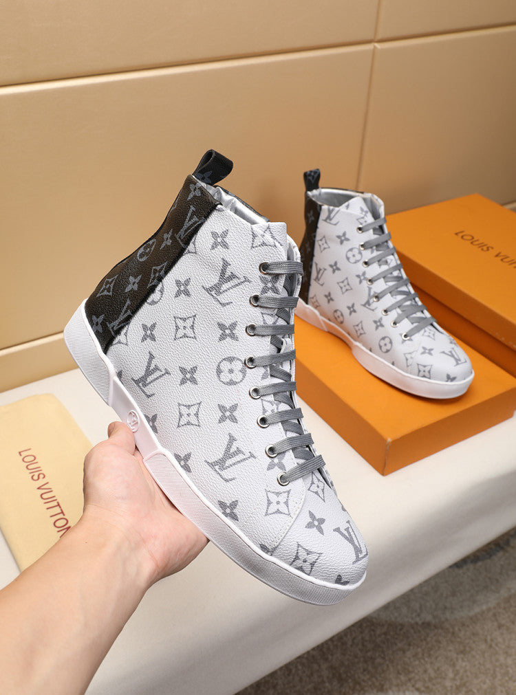 BL - LUV Stellar Trainer Boot White Black Sneaker