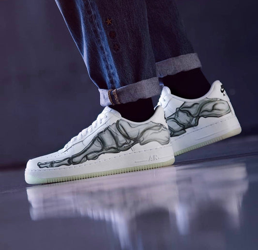 BL - AF1 Skeleton Halloween White