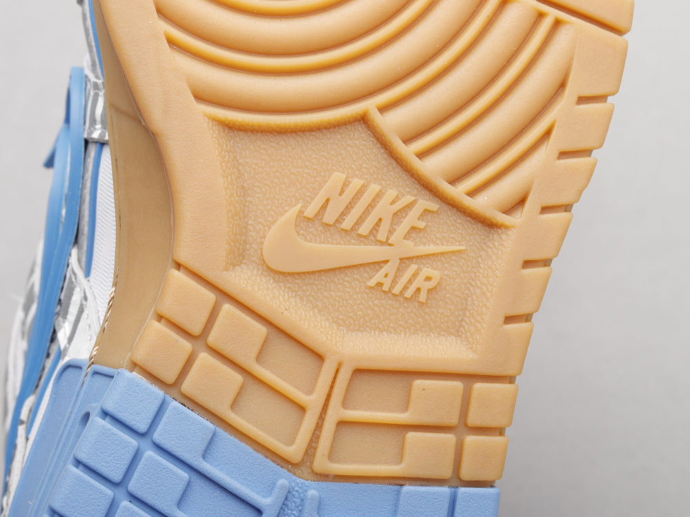 BL - OW x Rubber Dunk North Carolina Blue