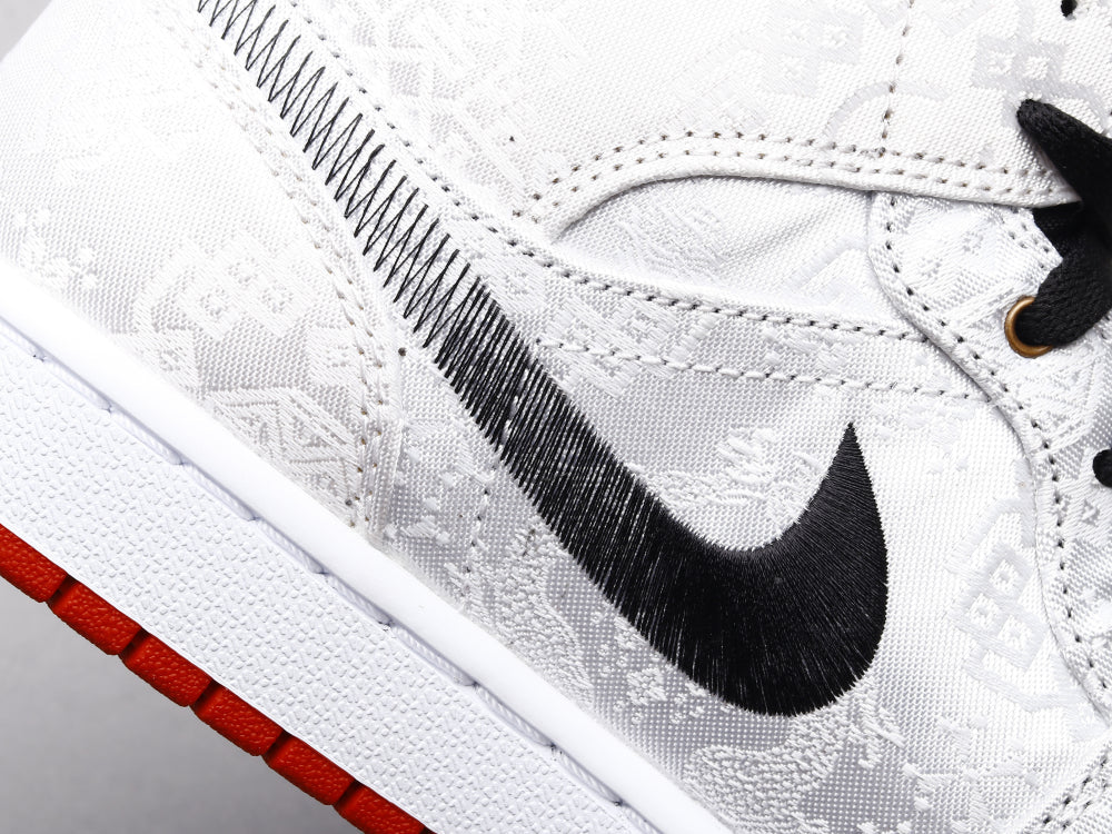BL - AJ1 Edison Chen White Silk