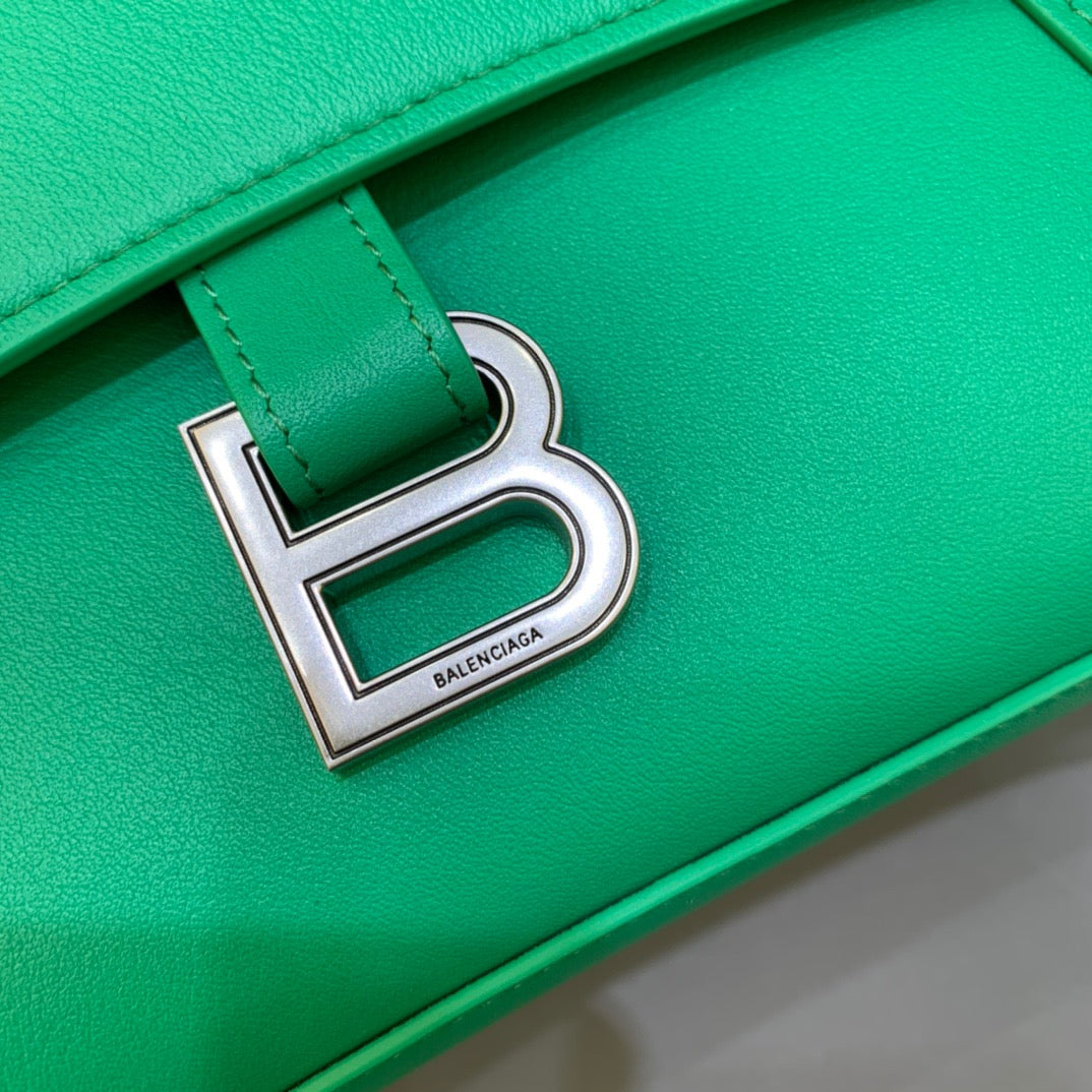 Balen Downtown Small Shoulder Bag In Green, For Women, Bags 11.8in/30cm