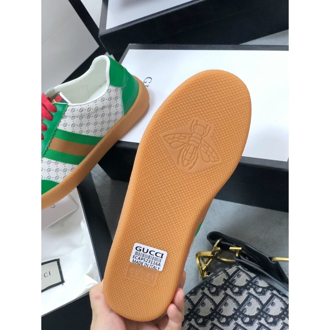 BL-GCI Screener Leather green Sneaker 091