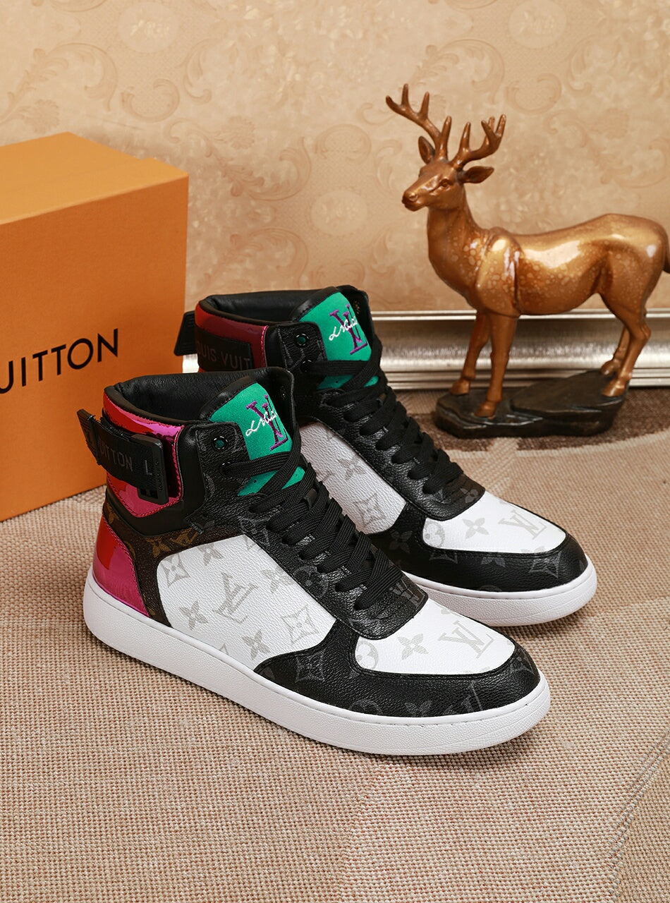 BL - LUV High Top White Black Sneaker