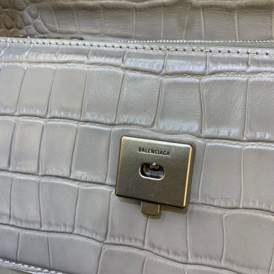 Balen Gossip Small Shoulder Bag Gray, For Women, Bags 9.1in/23cm