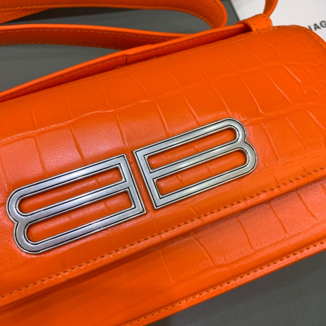 Balen Gossip Small Shoulder Bag Orange, For Women, Bags 9.1in/23cm