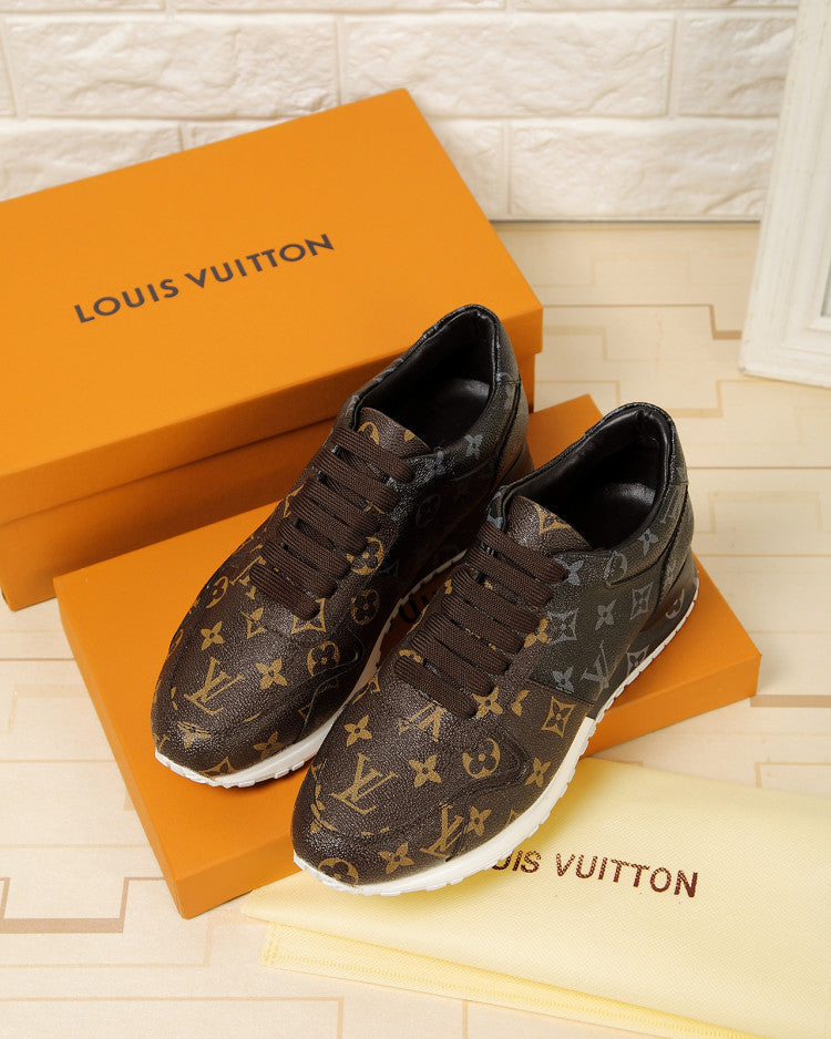 BL - LUV BLnogram Denim Brown Sneaker