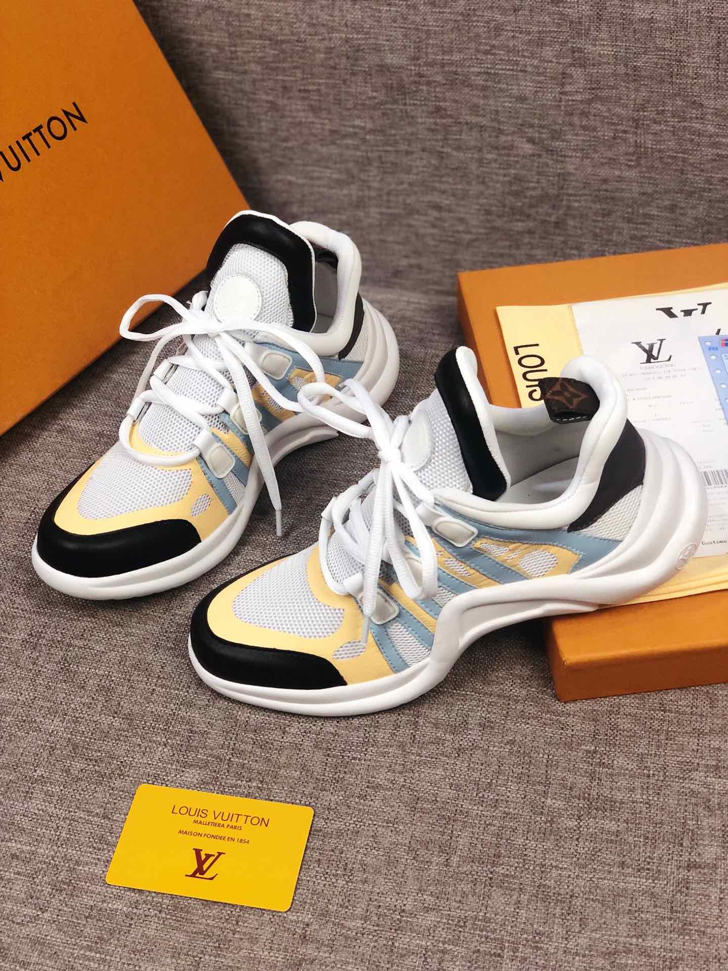 BL - LUV Archlight Black White Yellow Sneaker