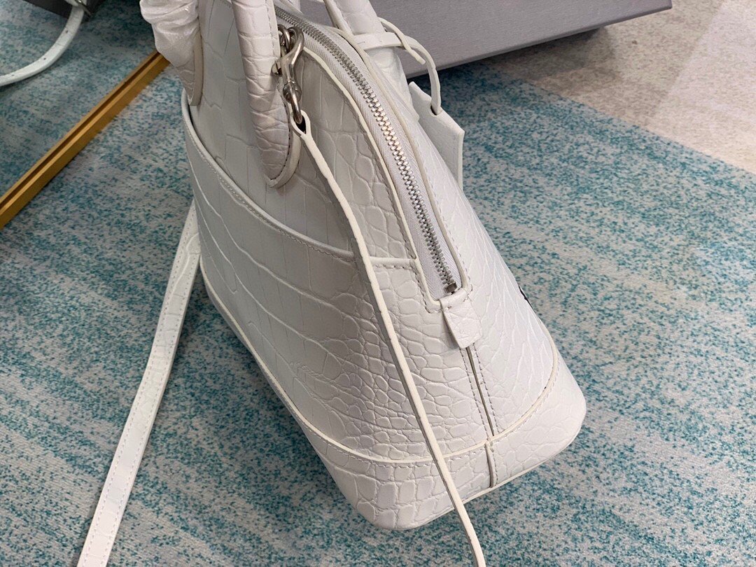 Balen Ville XXS Handbag In White, For Women, Bags 8.6in/22cm