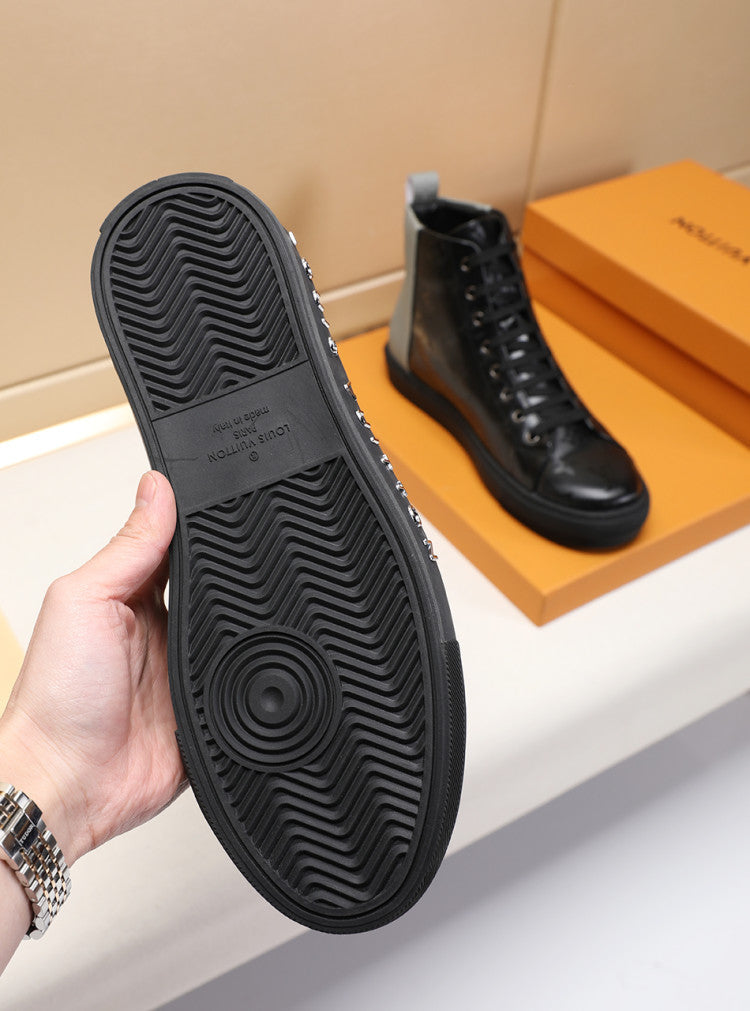 BL - LUV Stellar Trainer Boot Black Gray Sneaker