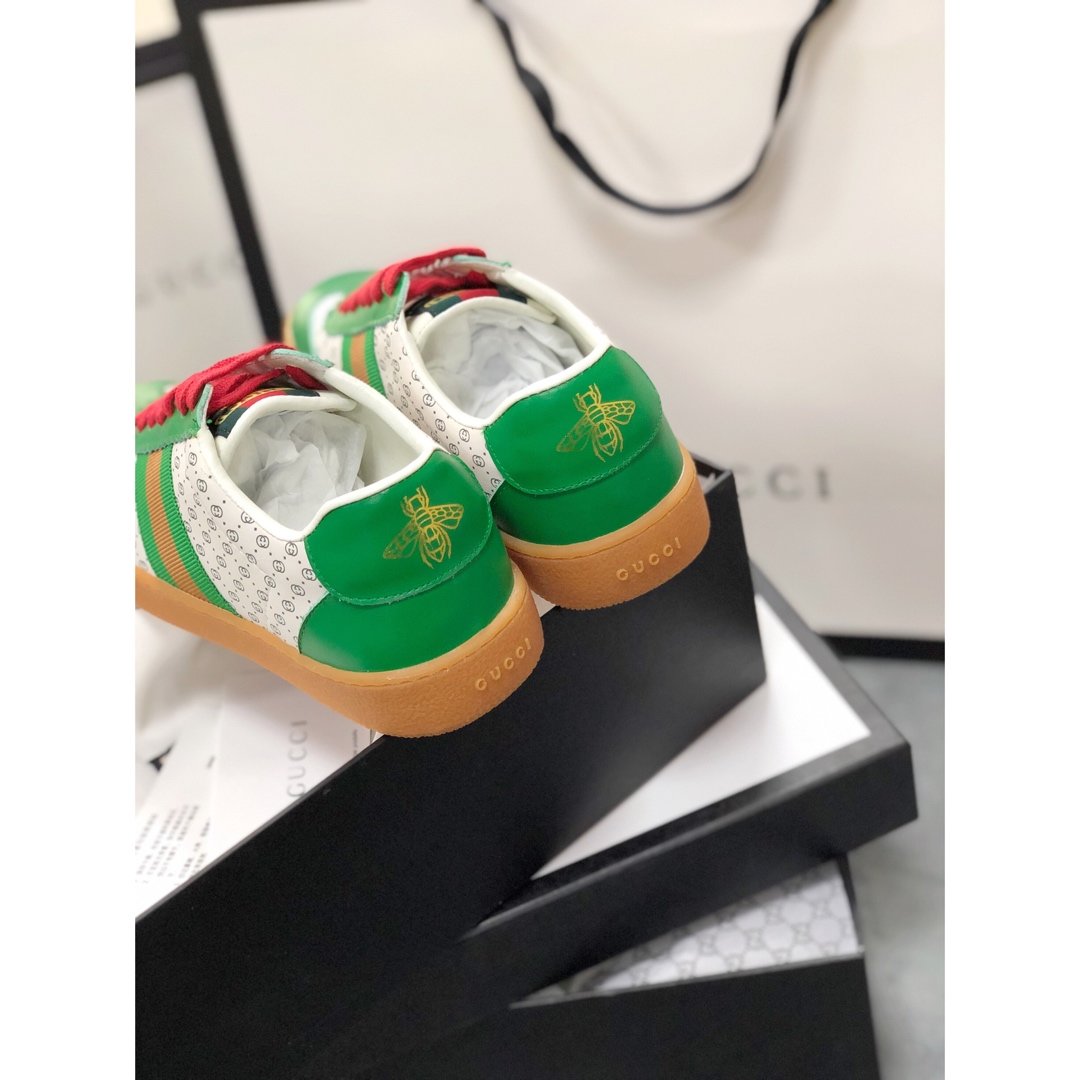 BL-GCI Screener Leather green Sneaker 091