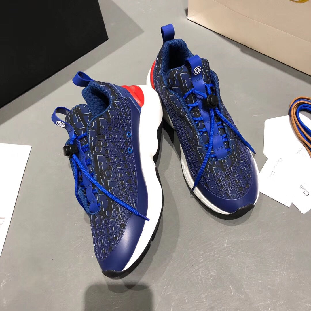 BL - DIR B24 BLnogram Blue Black Sneaker