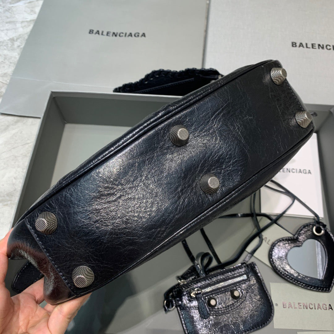 Balen Le Cagole XS Shoulder Bag In Black, For Women, Bags 13in/33cm