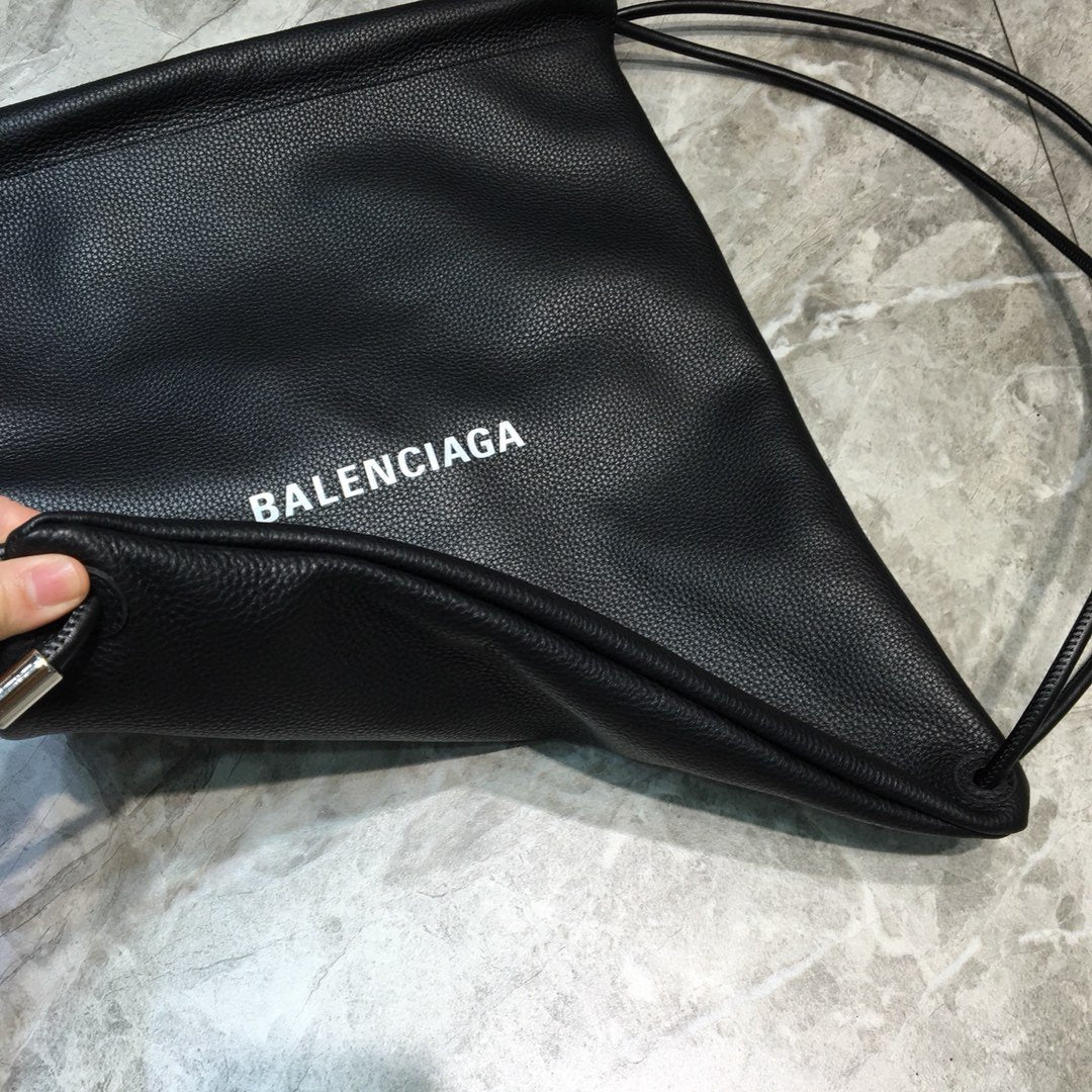 Balen Everyday Drawstring Backpack In Black, For Women, Bags 18.5in/47cm
