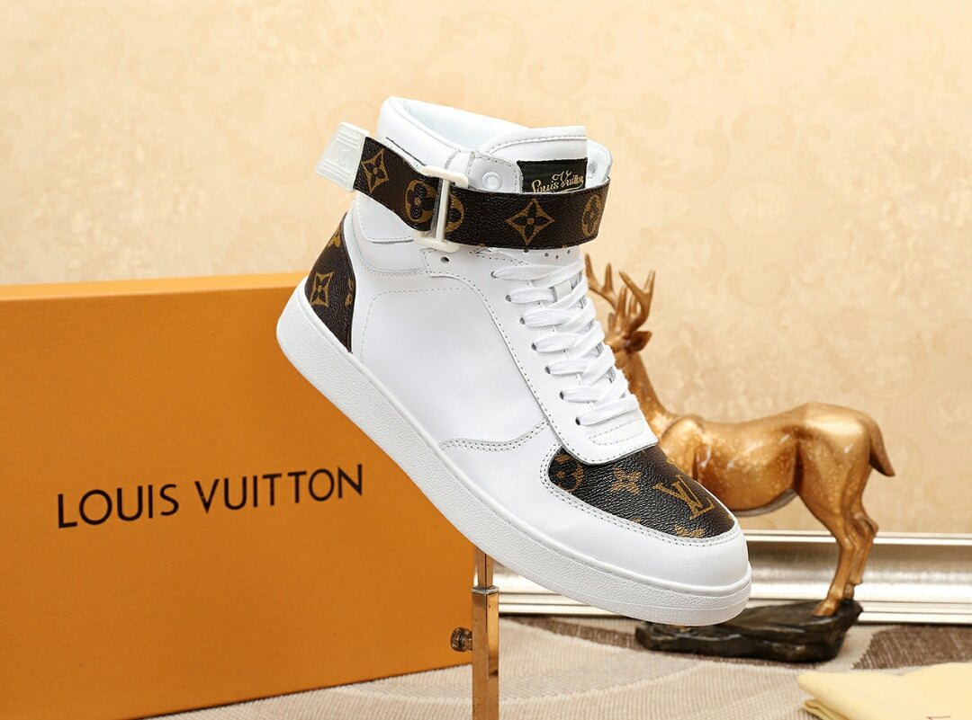 BL - LUV Bombox Boot White and Brown Sneaker