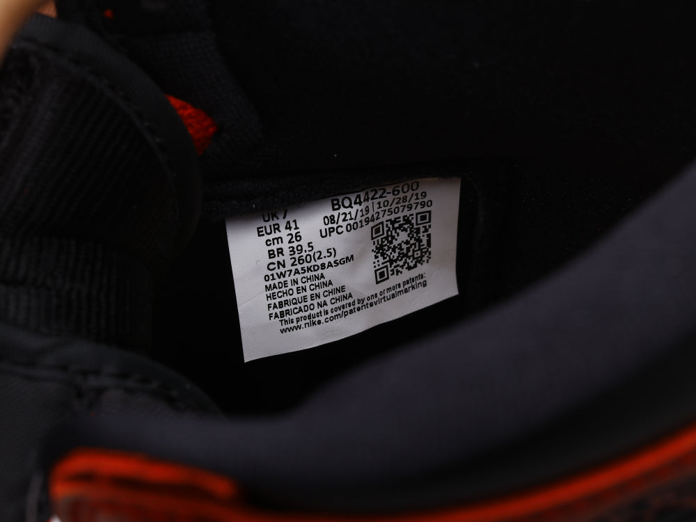 BL - AJ1 Invert black and red