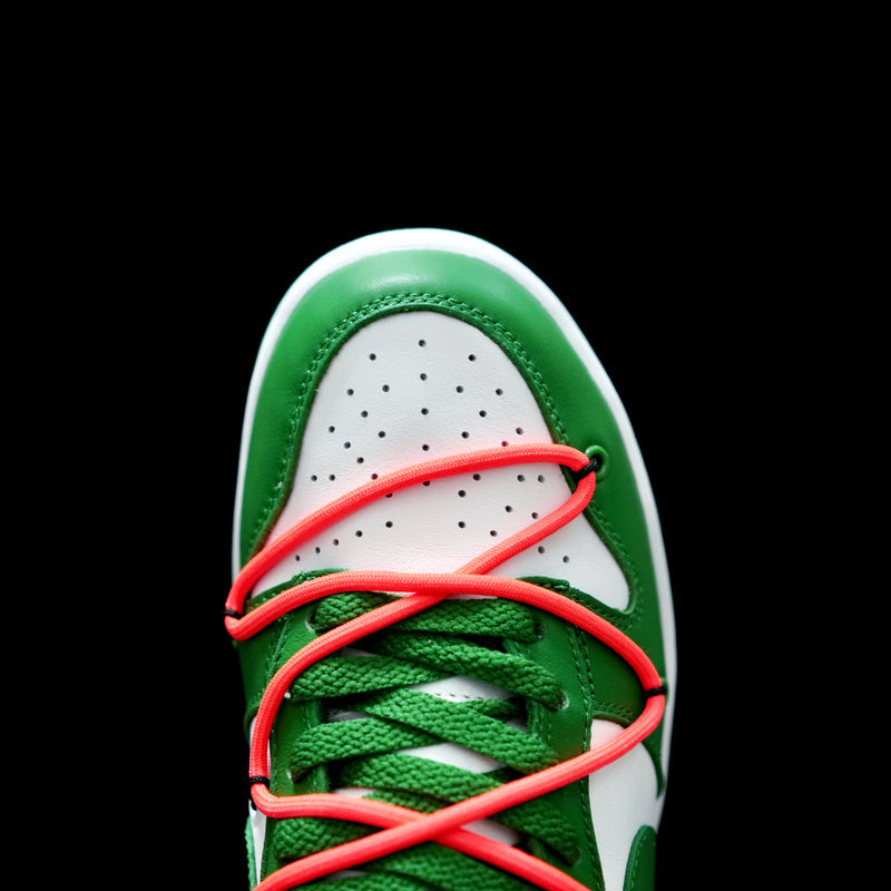 BL - OW x Dunk Low White Green
