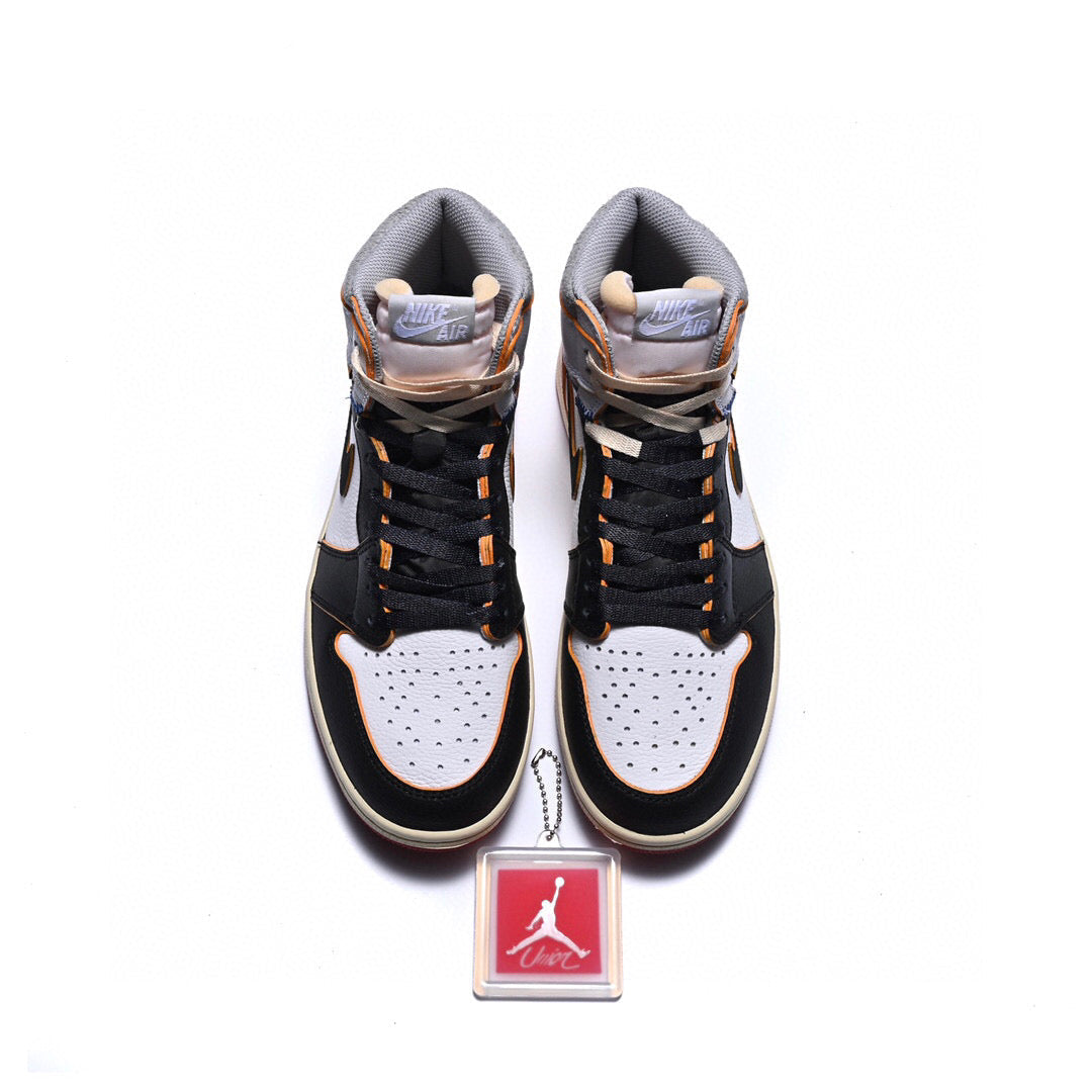 BL - Union x AJ1 High white and red stitching