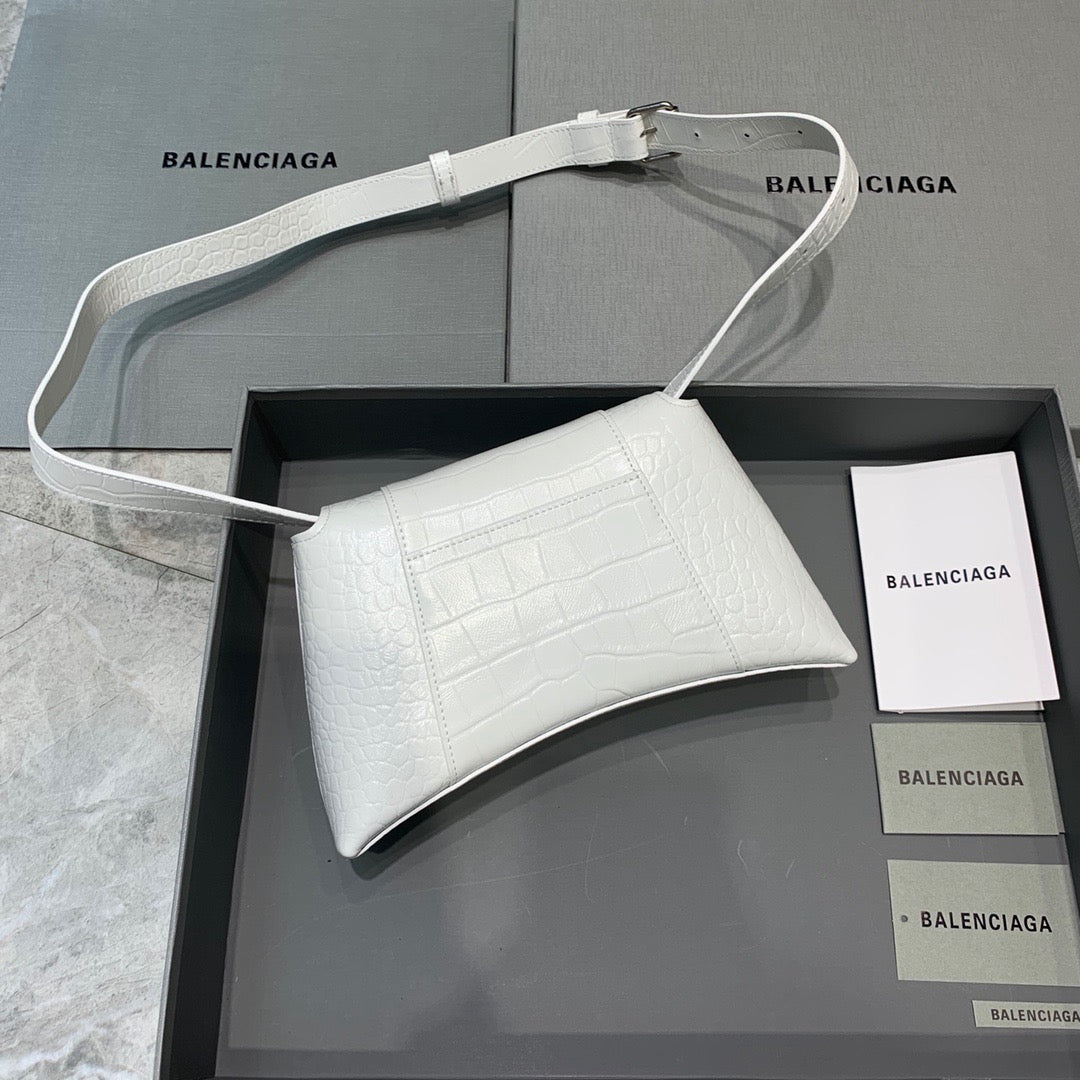 Balen Downtown XS Shoulder Bag In White, For Women, Bags 10in/25cm