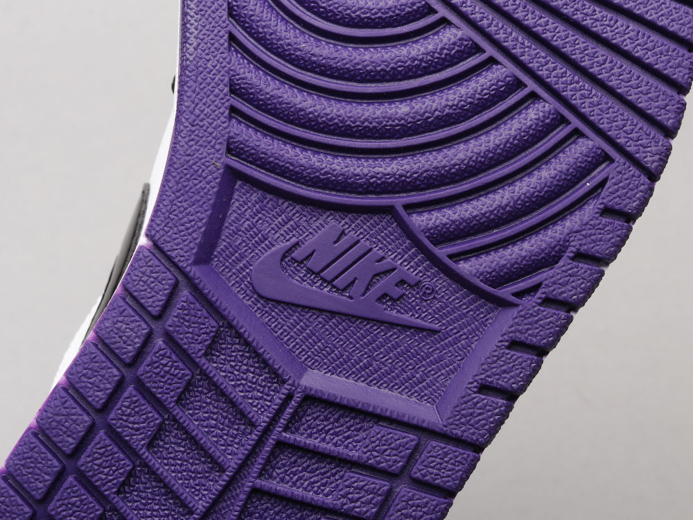 BL - AJ1 black and purple toes